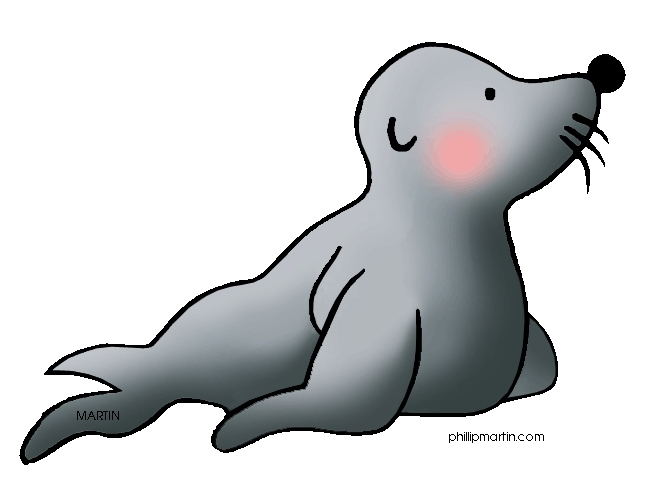 Walrus clipart transparent background sea creature. Seal pup clipground baby