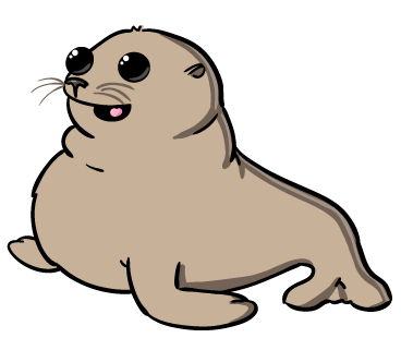 seal clipart water animal