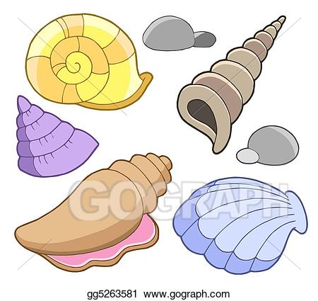 seashells clipart sea rock