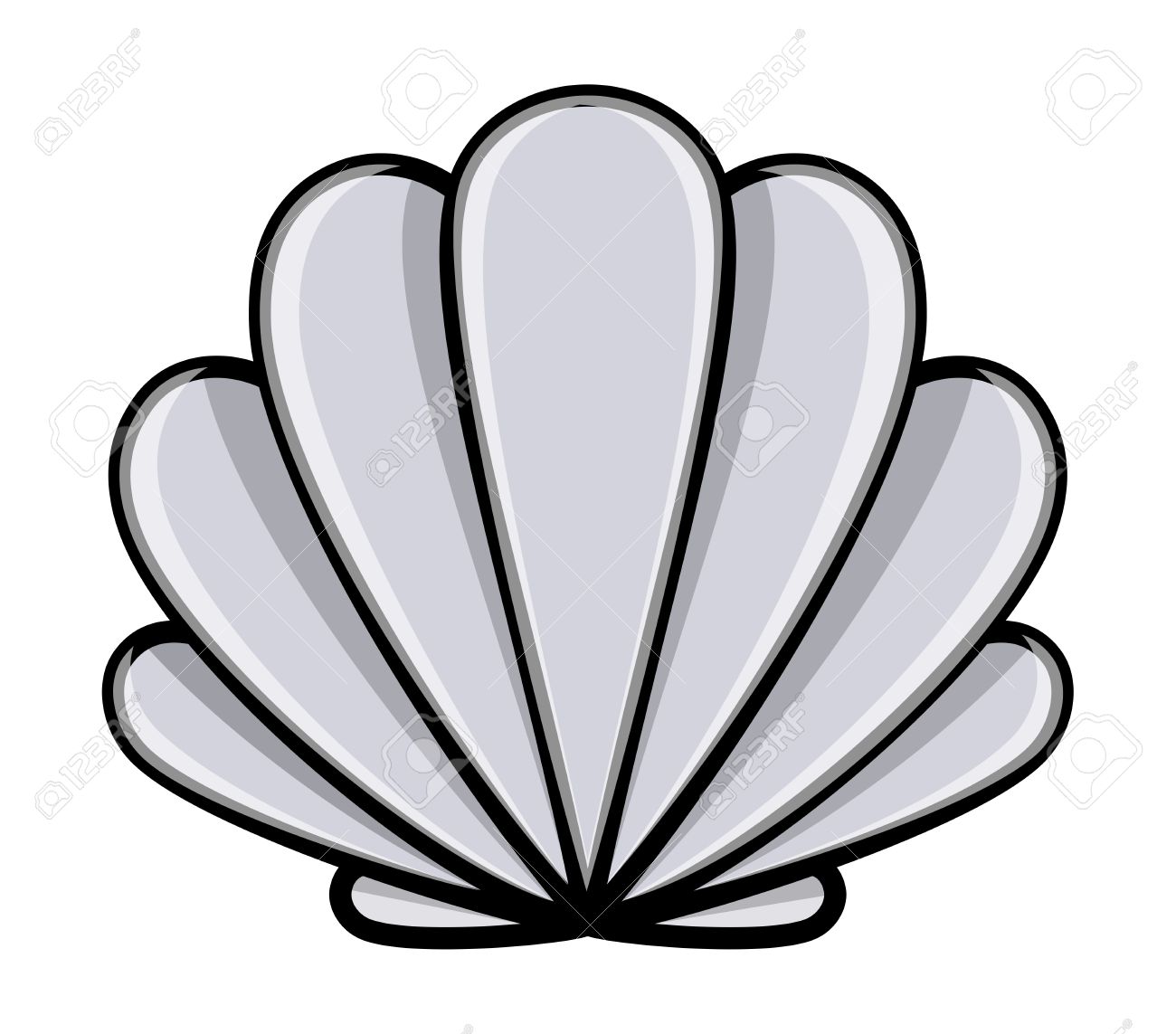 Seashells clipart shape. Sea shell image free