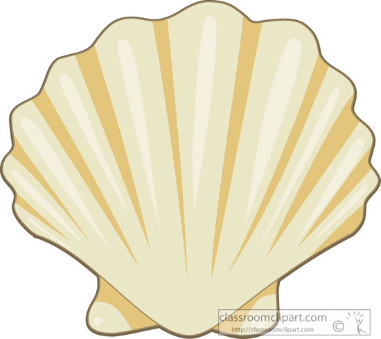seashells clipart yellow