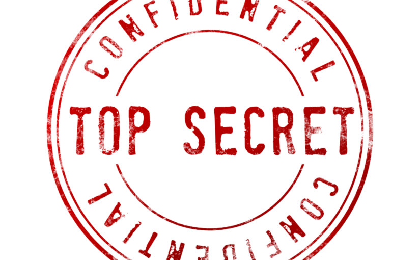 Information inside your head. Secret clipart confidential document