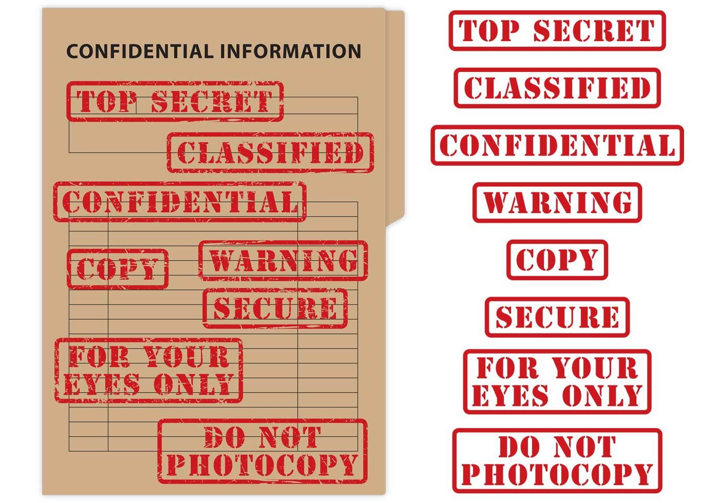 secret clipart confidential information