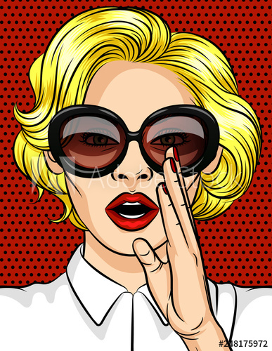 secret clipart pop art