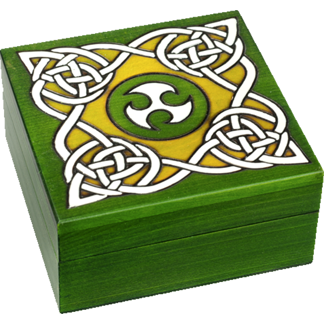 Celtic puzzle boxes master. Secret clipart secret box
