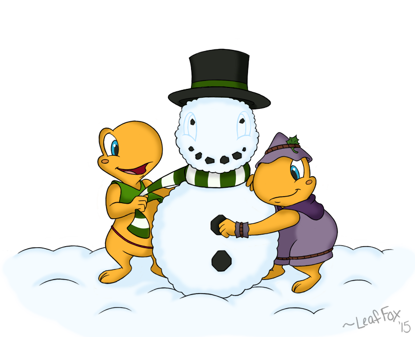 secret clipart snowman
