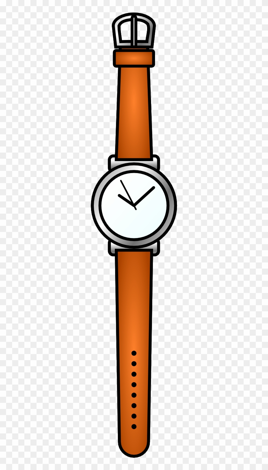 see clipart hand watch