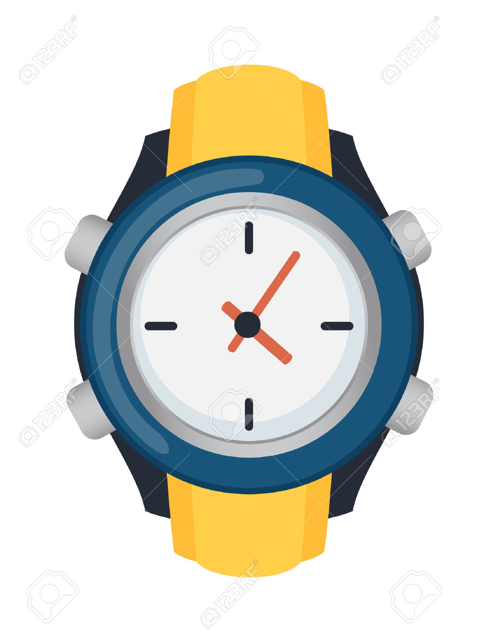 see clipart hand watch