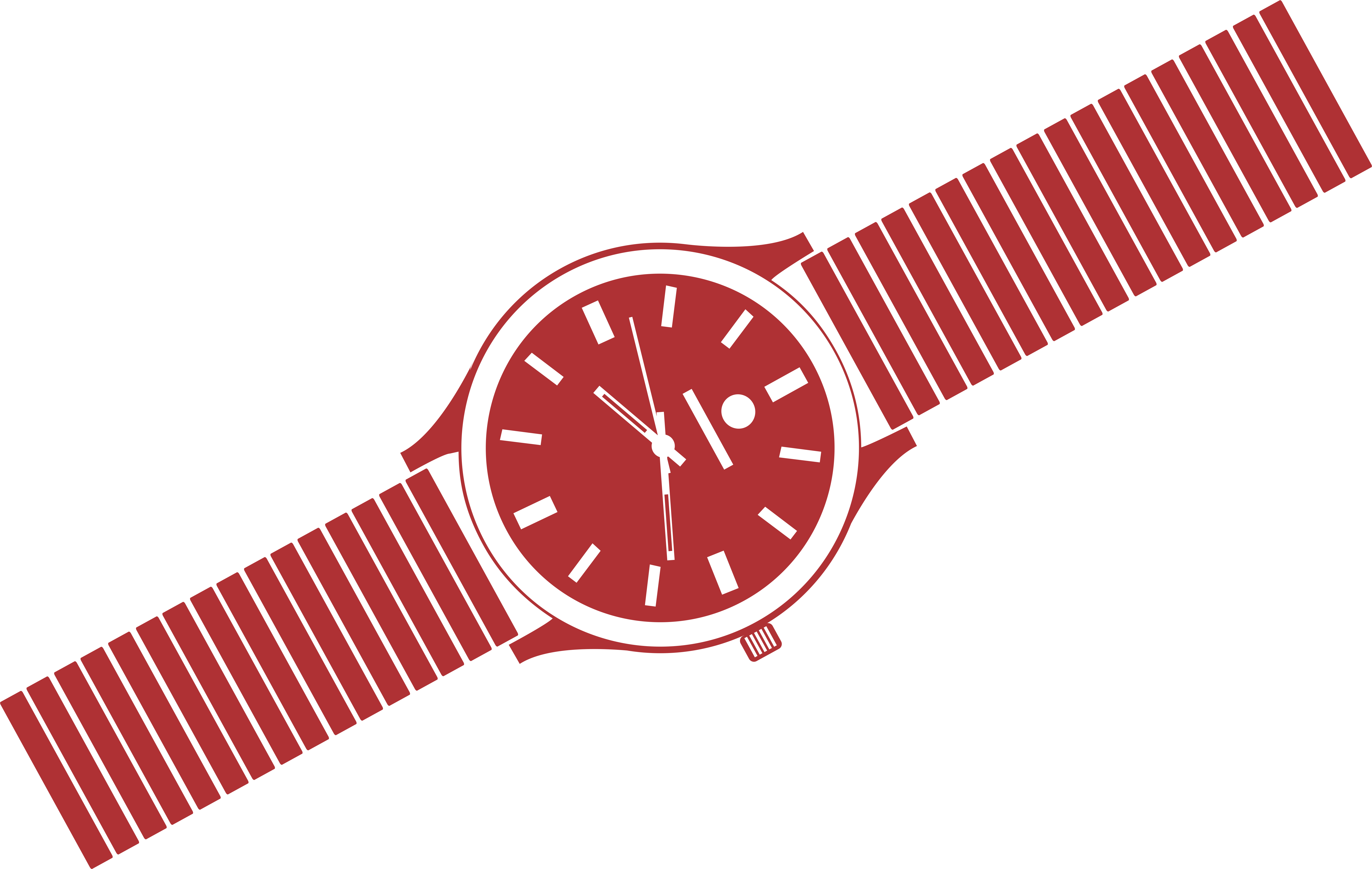 see clipart red watch