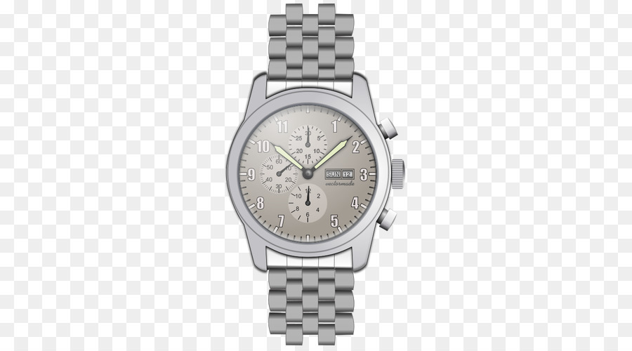 see clipart silver watch