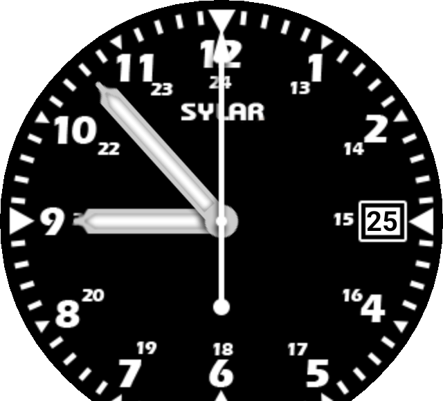 see clipart watch face