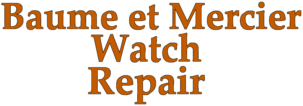 Baume et mercier fix. See clipart watch repair
