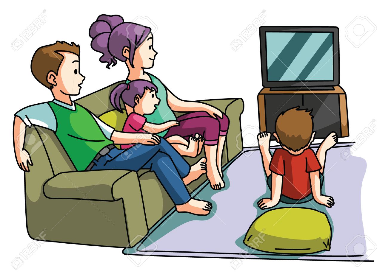 I free download best. See clipart watch television