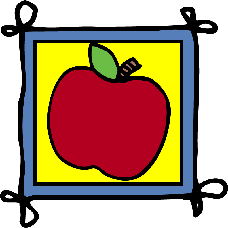 september clipart apple box
