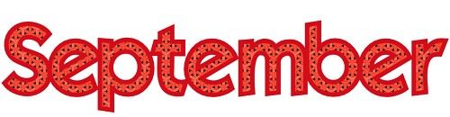 Welcome monthly images . September clipart banner