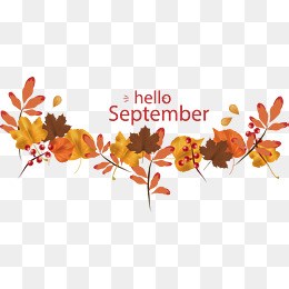 september clipart banner