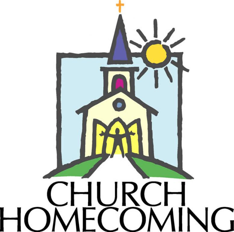 Tent revival with homecoming. September clipart church