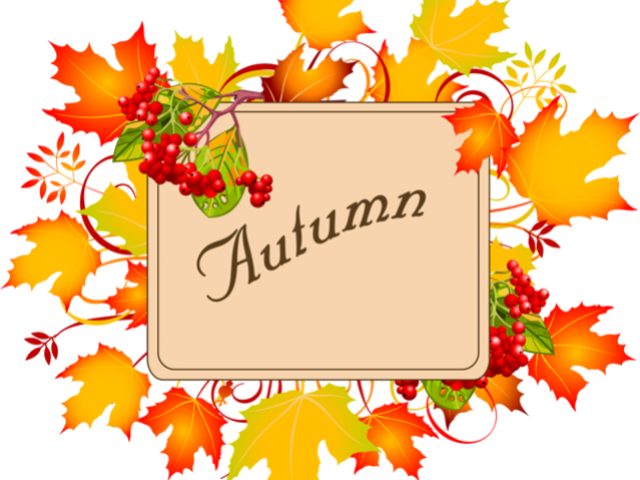 september clipart colourful leave