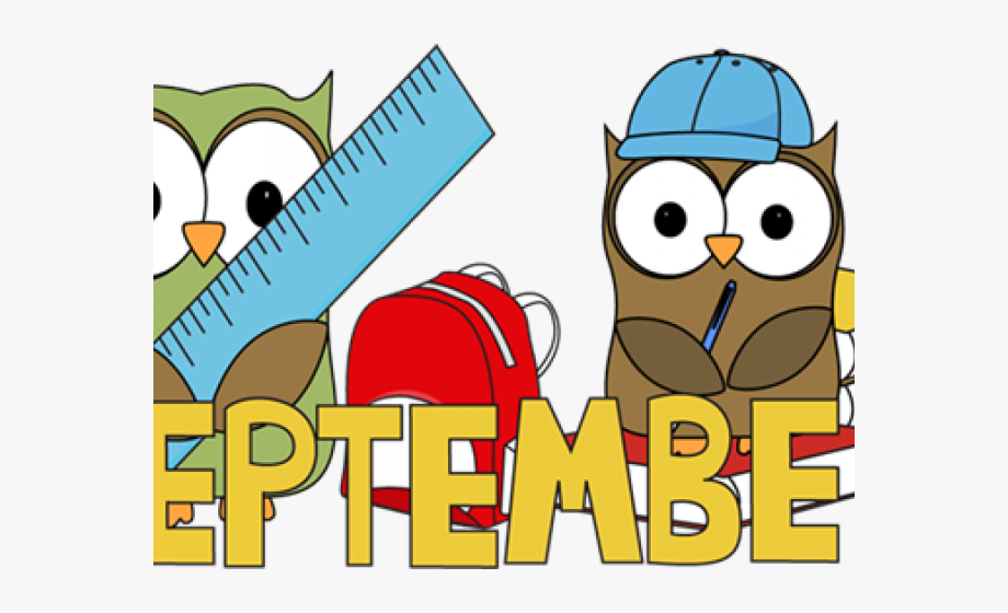 September clipart education. Personalization hello clip art