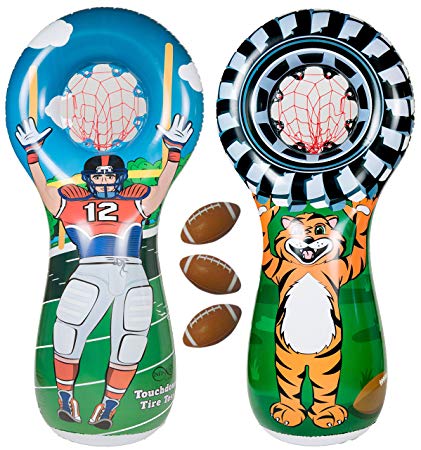 Impirilux inflatable toss sports. September clipart mini football