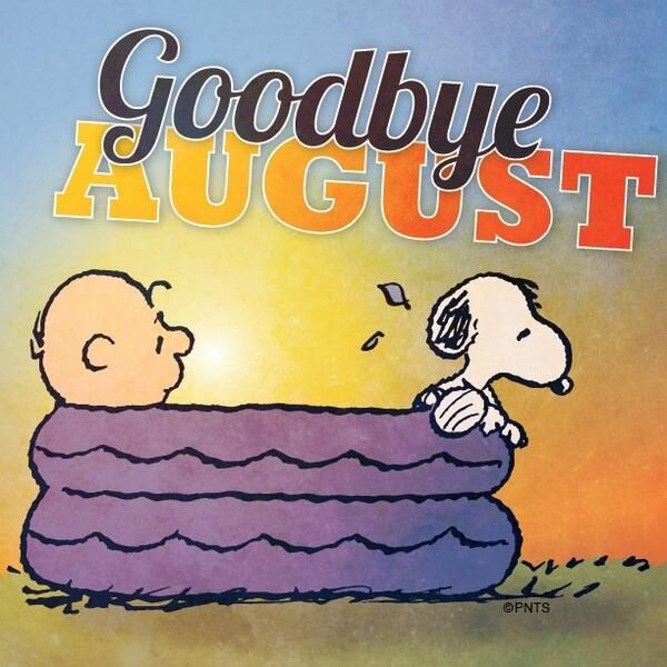 September clipart peanuts. Goodbye august ugh now