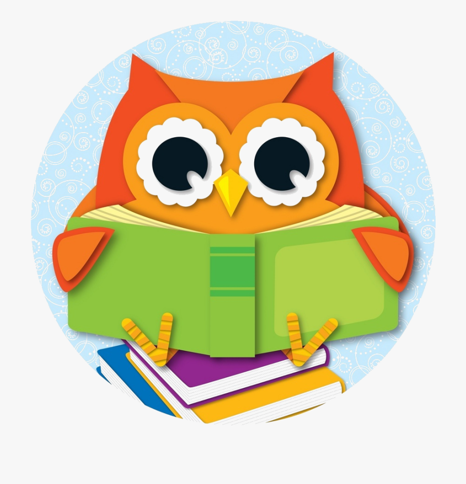 september clipart reading owl