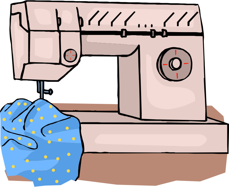 Sewing cartoon