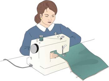 sewing clipart dressmaker