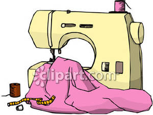 sewing clipart fabric
