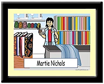 Sewing clipart fabric store. Amazon com personalized print