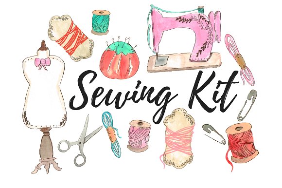 sewing clipart fashion sewing