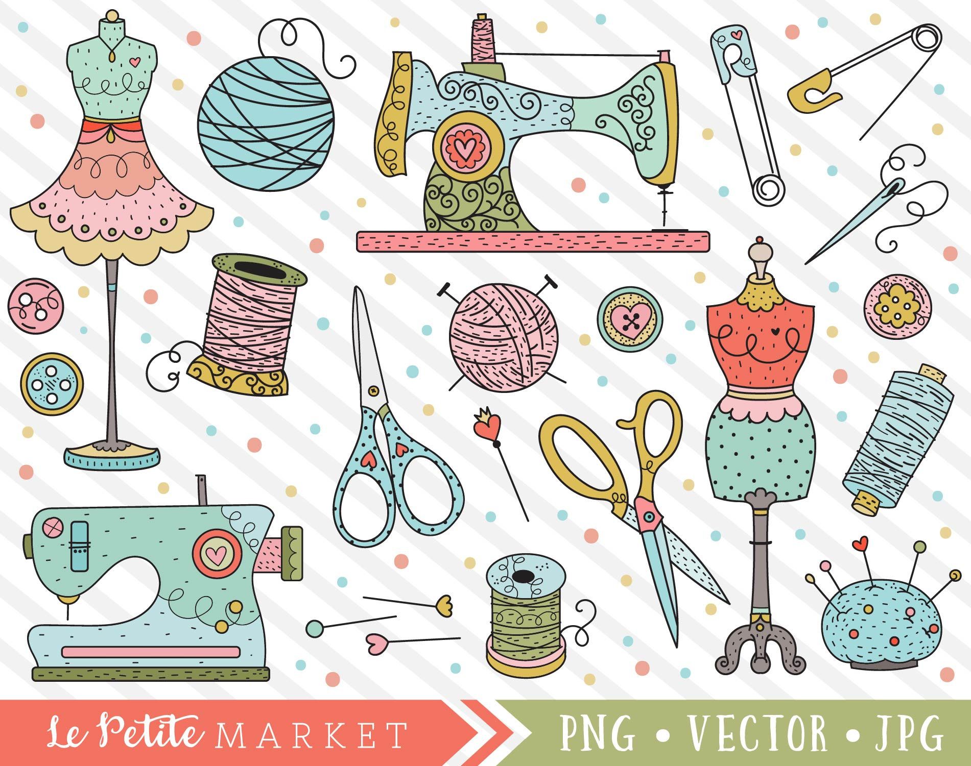 Download Sewing clipart knitting sewing, Sewing knitting sewing ...