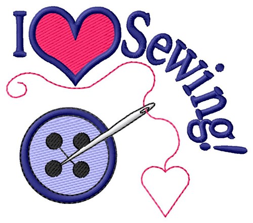 sewing clipart love