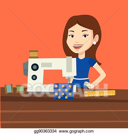 Sewing clipart manufacturing worker, Sewing manufacturing worker ...