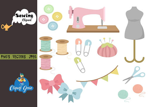 sewing clipart paper craft