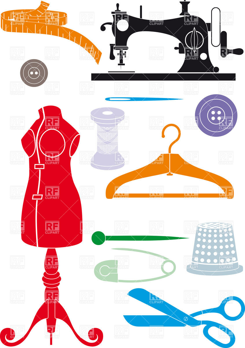 sewing clipart royalty free
