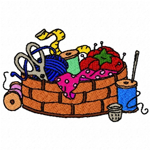 sewing clipart sewing basket
