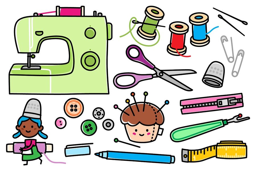 sewing clipart sewing notion