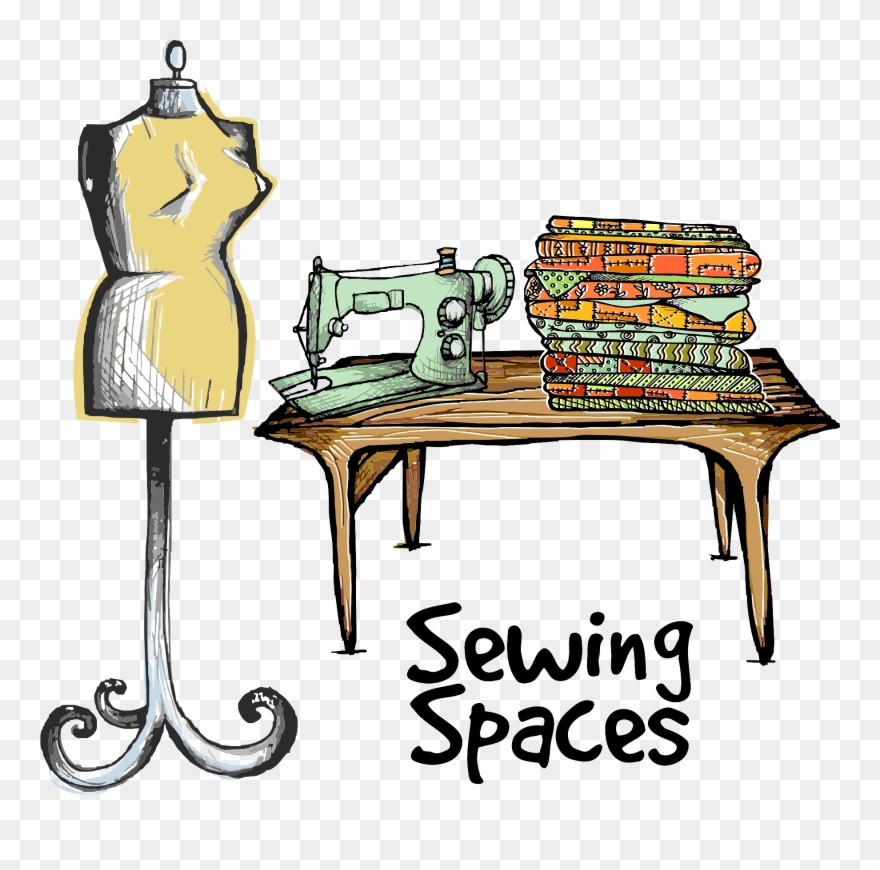 sewing clipart sewing room