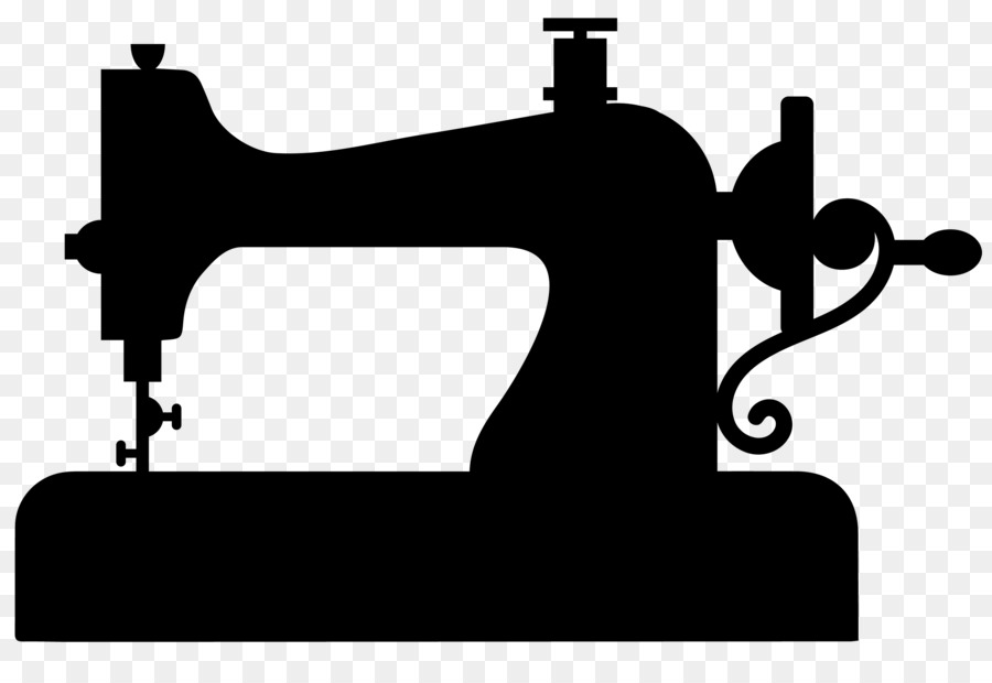 sewing clipart silhouette