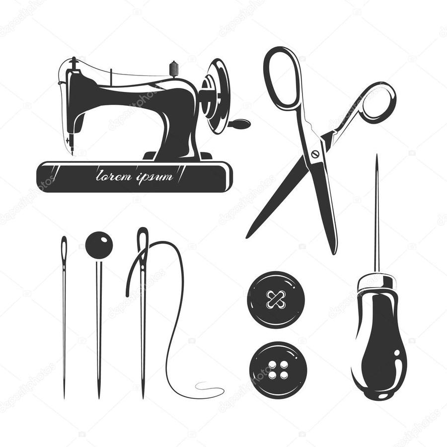sewing clipart tool tailor