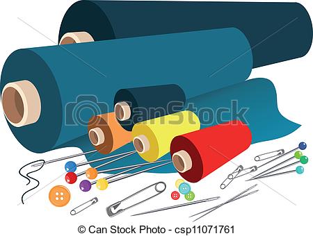 sewing clipart useful material