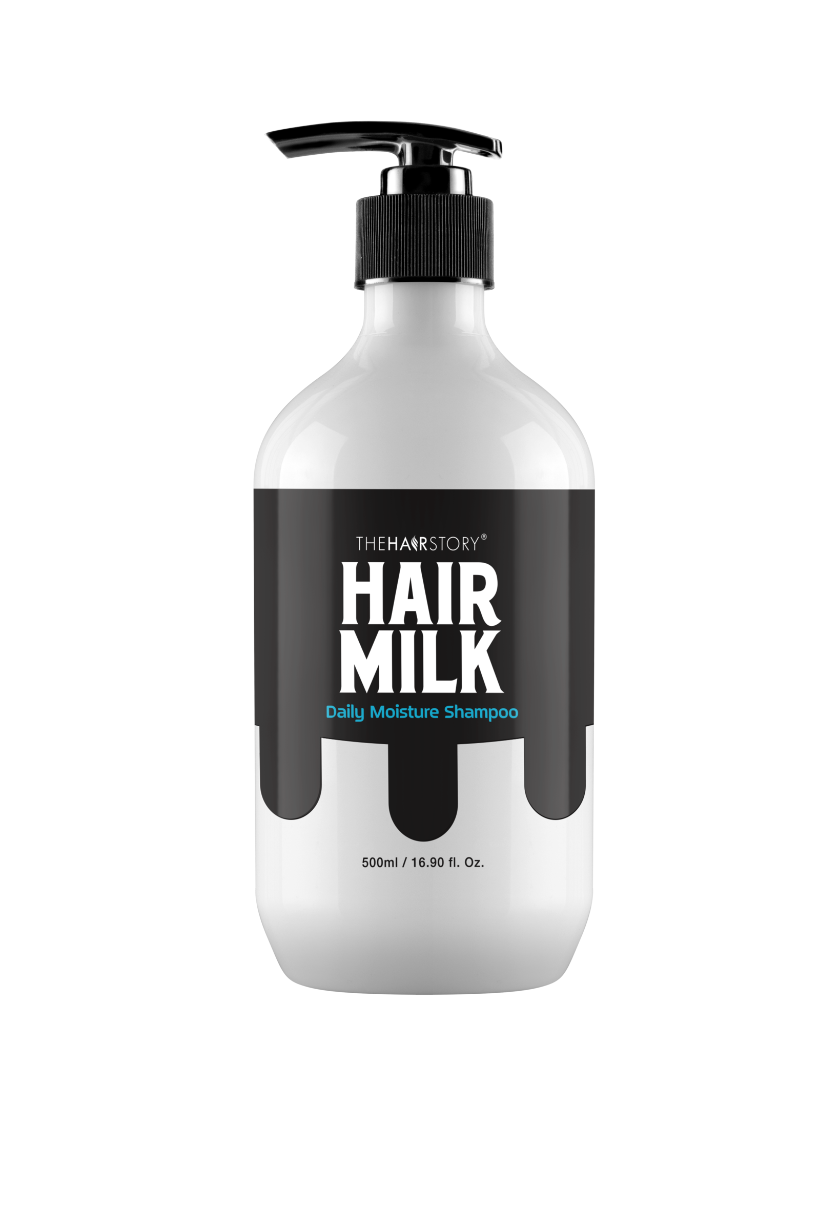 Shampoo bottle png. Ths hair milk daily