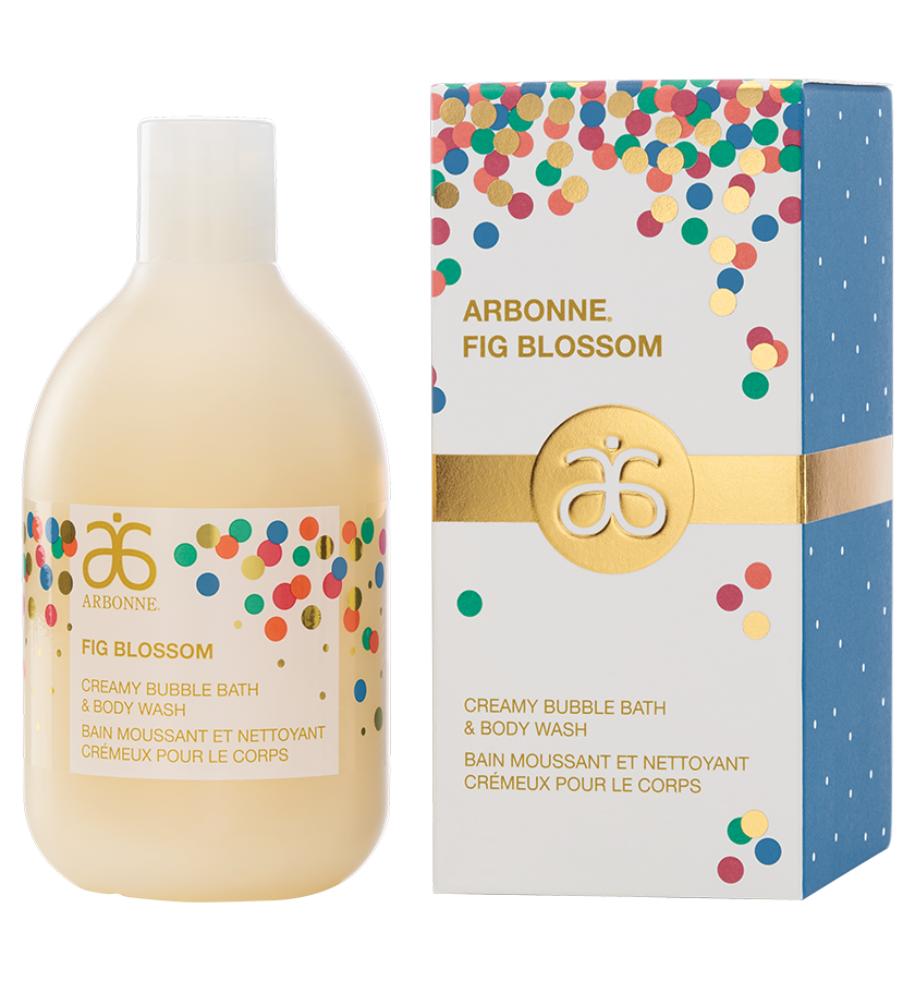 Fig blossom creamy body. Shampoo clipart bubble bath bottle