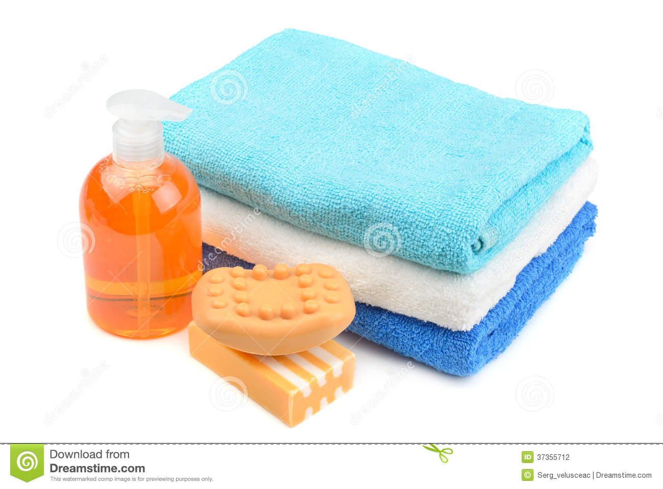 shampoo clipart towel