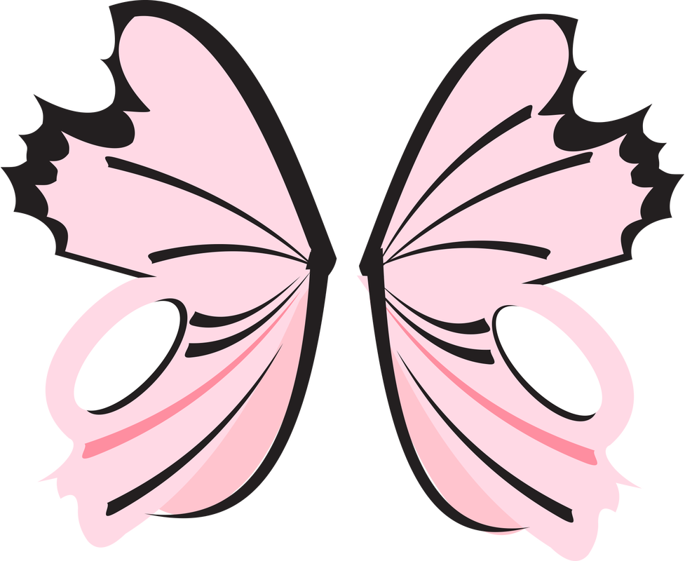 shapes clipart butterfly
