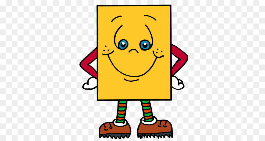 Smiley icon shape rectangle. Shapes clipart cartoon