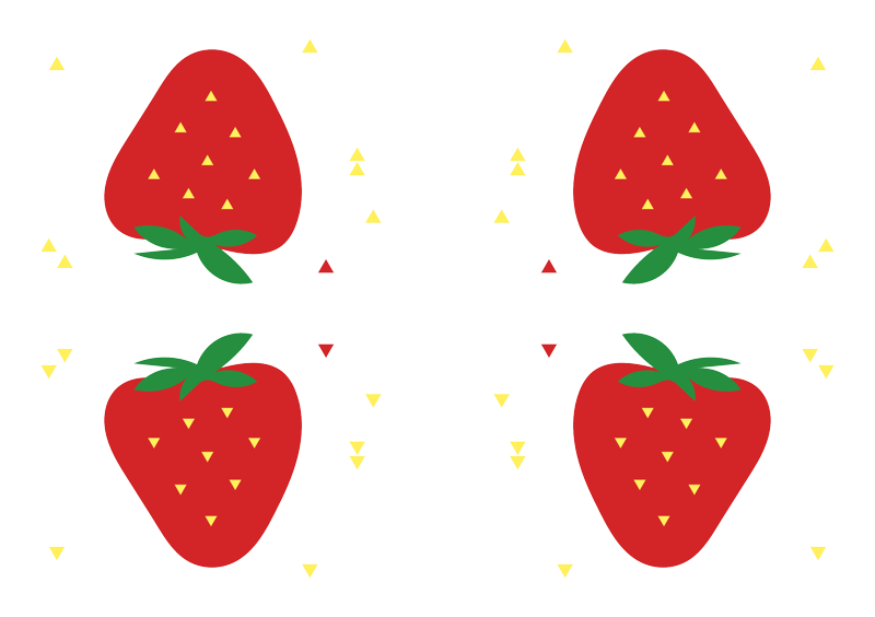 shapes clipart strawberry