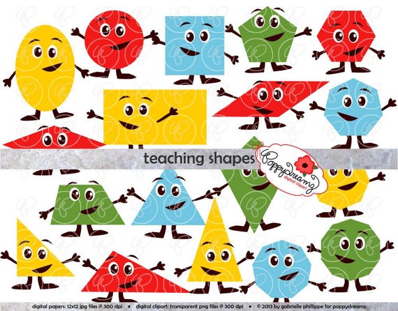 shapes clipart teacher