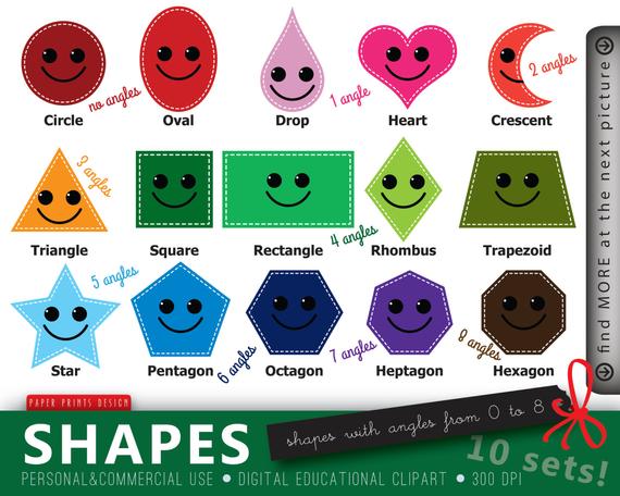 shapes clipart teacher